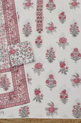 printed unstitched dress material