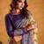 Yellow printed tussar sarees blouse piece