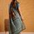 Green printed tussar sarees blouse piece