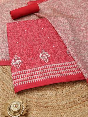 printed unstitched dress material 1