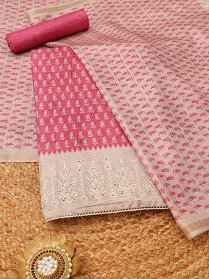 printed unstitched dress material 1