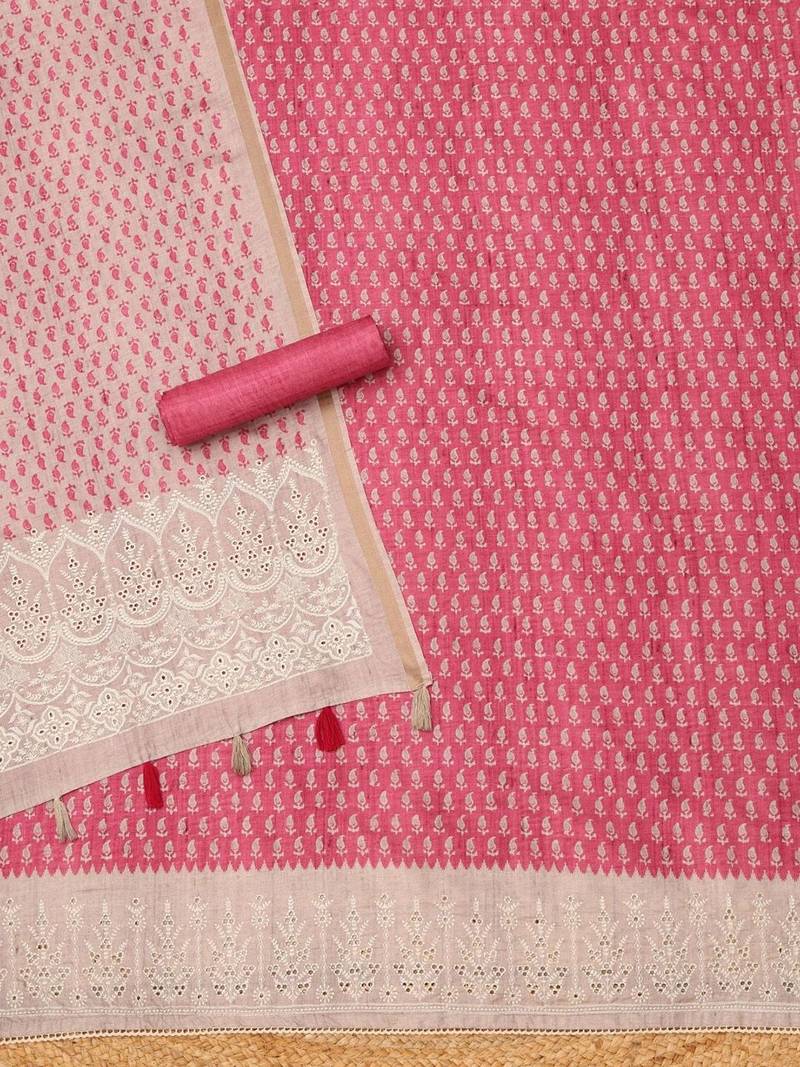 printed unstitched dress material