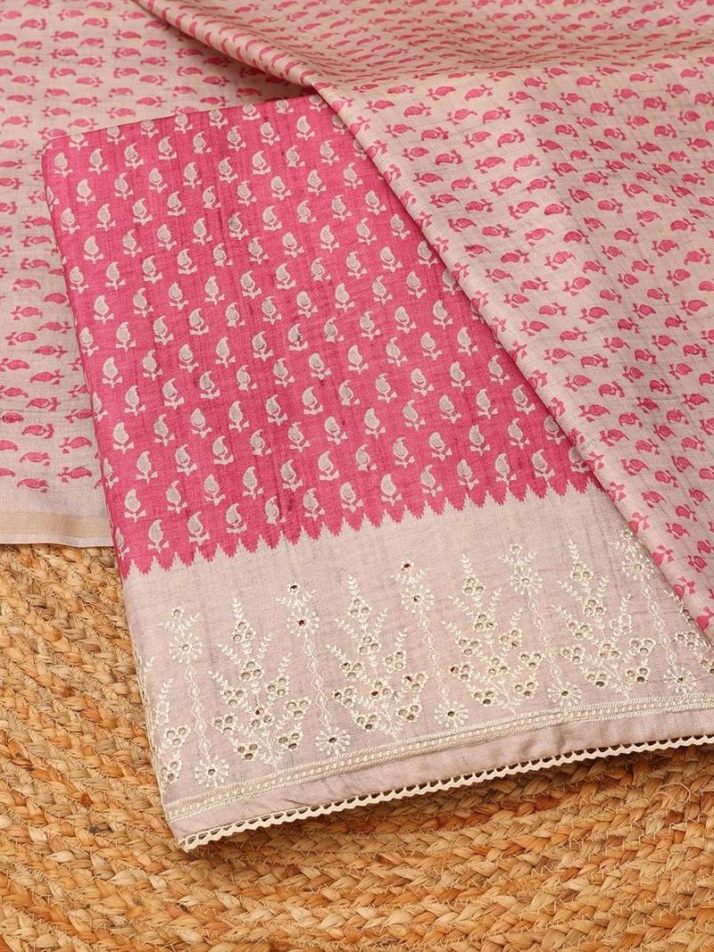 printed unstitched dress material