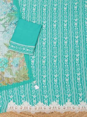printed unstitched dress material 1