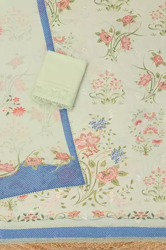 printed unstitched dress material