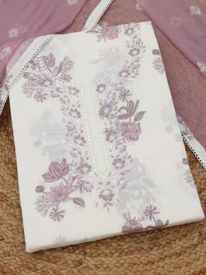 printed unstitched dress material 1