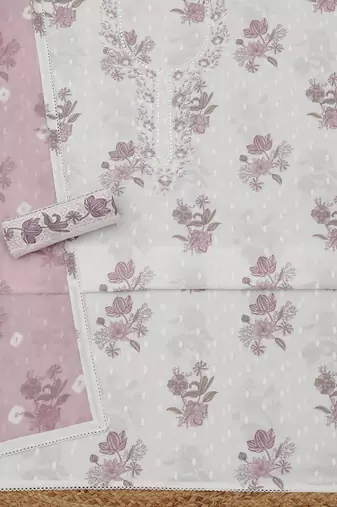 printed unstitched dress material