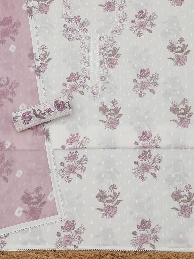 printed unstitched dress material