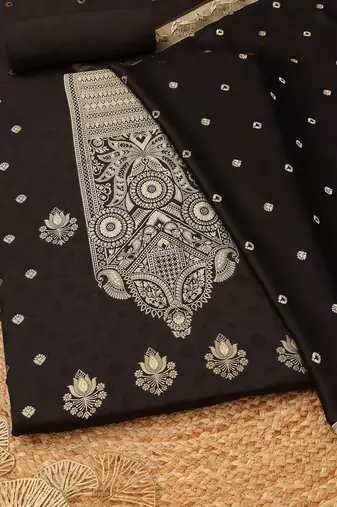 unstitched dress material