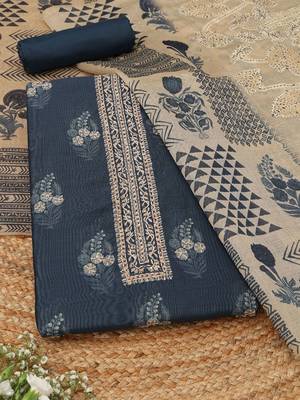 printed unstitched dress material 1