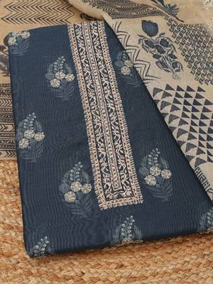 printed unstitched dress material 5