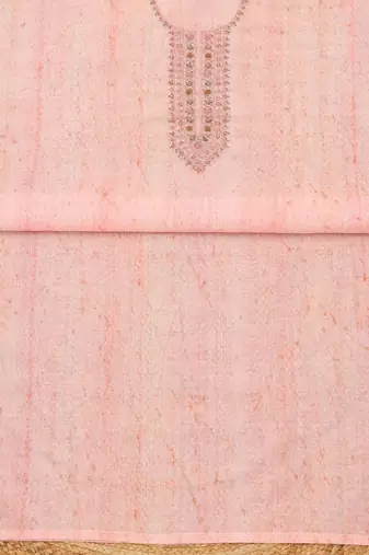 printed linen unstitched dress material