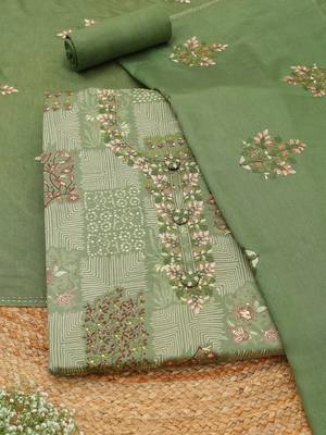 printed unstitched dress material 1