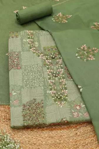 printed unstitched dress material