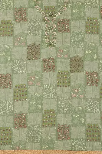 printed unstitched dress material