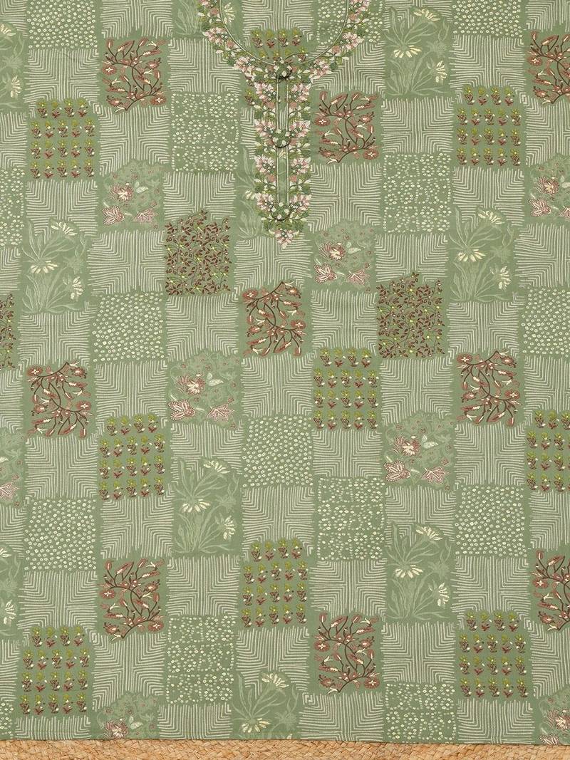 printed unstitched dress material