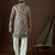 Men’s cream georgette kurta with solid sequins embroidered | trendy ethnic wear for festive, wedding & party occasions