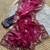 Magenta ethnic motifs zari pure georgette saree
