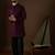 Men’s purple georgette kurta with solid sequins embroidered | trendy ethnic wear for festive, wedding & party occasions