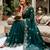 Teal ethnic motifs zari pure georgette saree