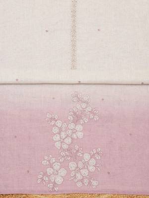 printed linen unstitched dress material 2