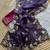 Purple ethnic motifs zari pure georgette saree