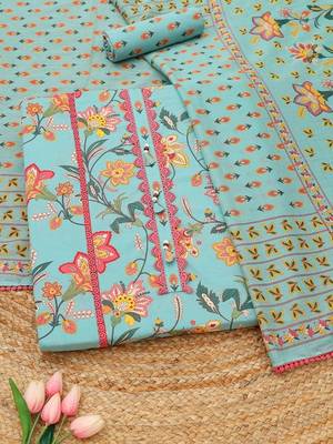 printed unstitched dress material 1