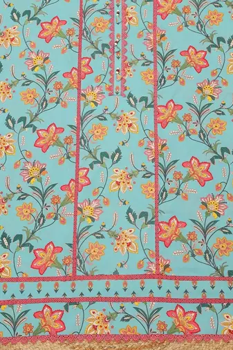 printed unstitched dress material