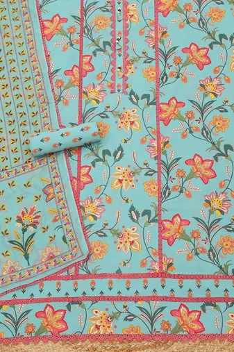 printed unstitched dress material