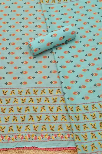 printed unstitched dress material