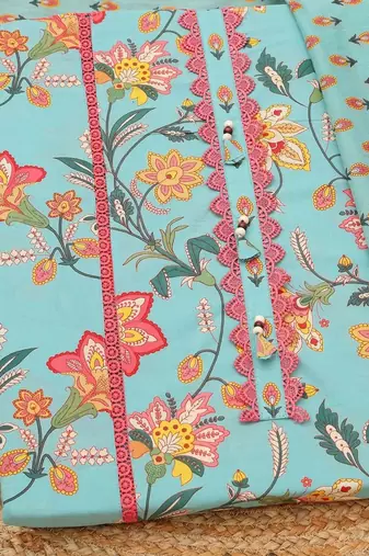 printed unstitched dress material