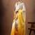 Yellow embellished sarees