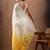 Yellow embellished sarees