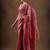 Peach embroidered sarees