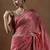 Peach embroidered sarees