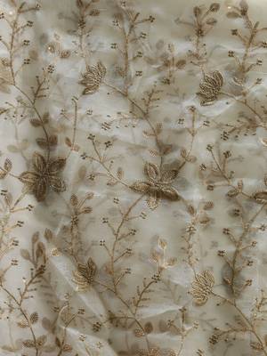Olive embroidered sarees 4