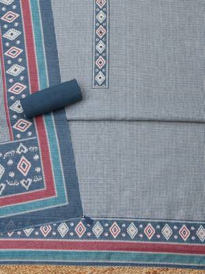 printed art silk unstitched dress material 4