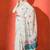 Cream woven design banarasi sarees with blouse piece