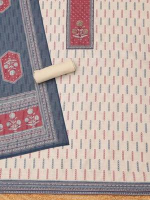 printed art silk unstitched dress material 4