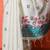 Cream woven design banarasi sarees with blouse piece