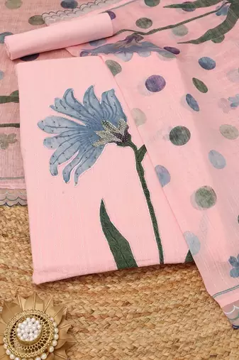 printed unstitched dress material