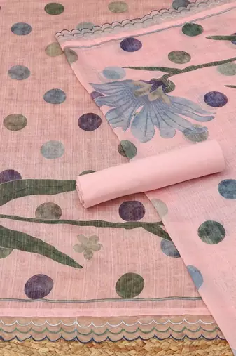 printed unstitched dress material