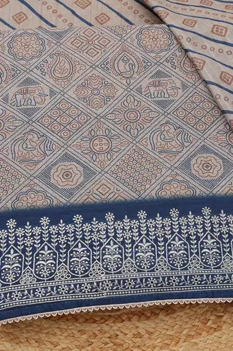 printed unstitched dress material
