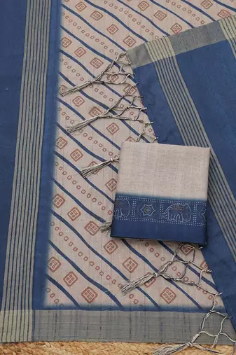 printed unstitched dress material