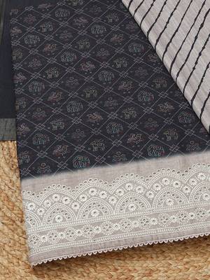 printed unstitched dress material 2