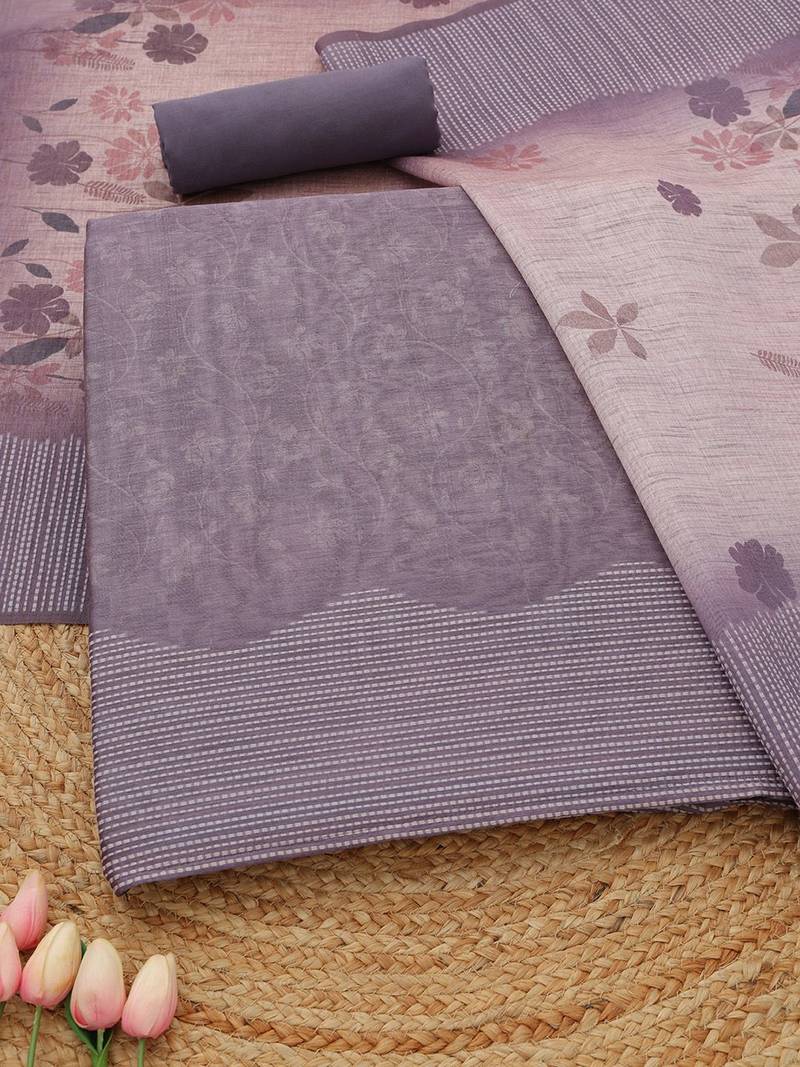 printed unstitched dress material