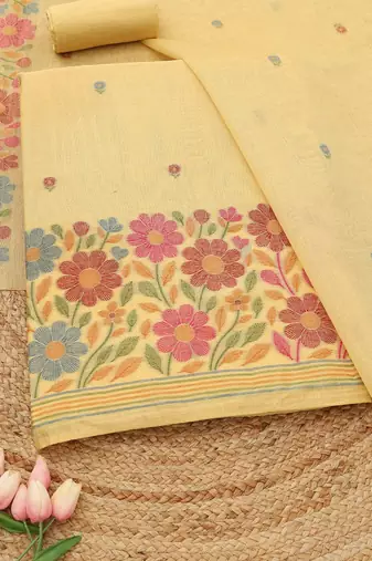 printed unstitched dress material