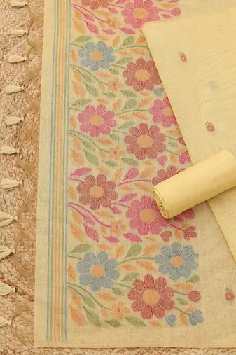 printed unstitched dress material