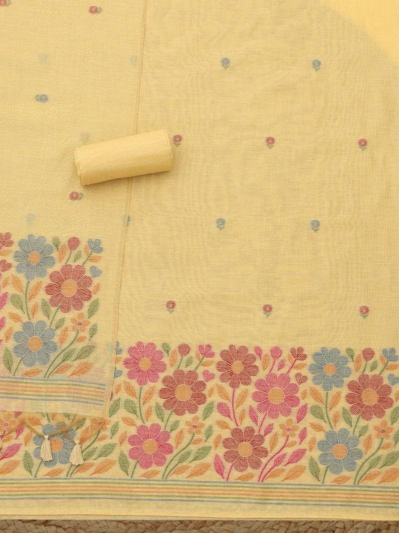 printed unstitched dress material