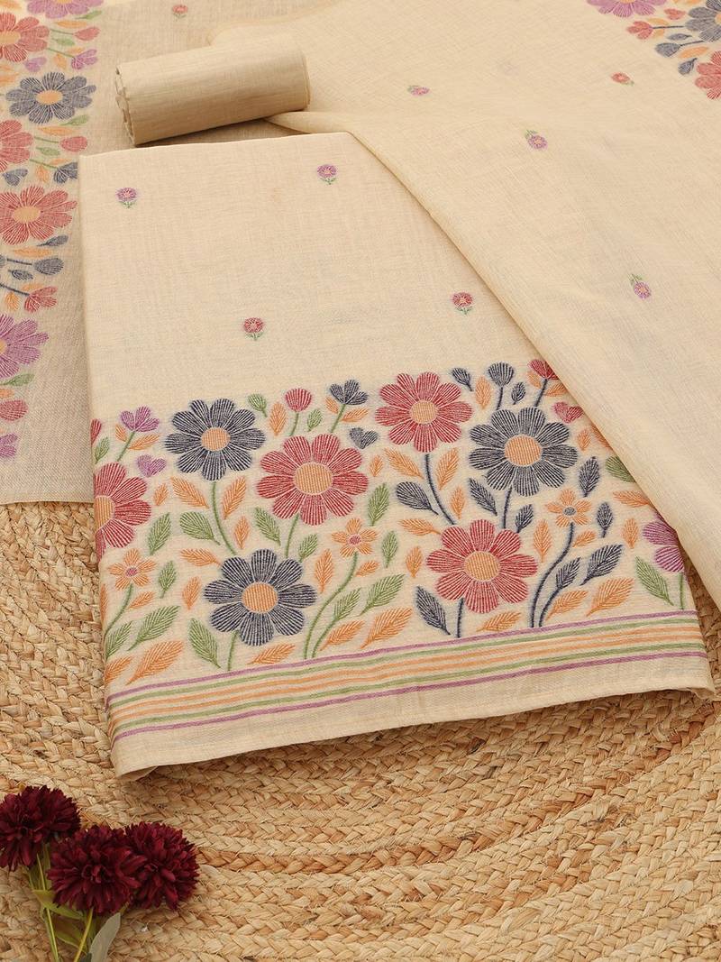 printed unstitched dress material